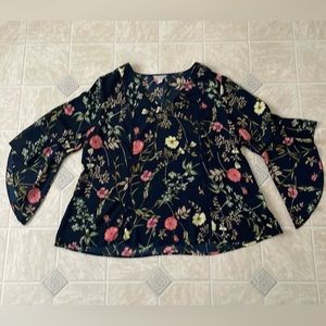 Belle Sky Floral Top